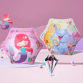 Children Small Straight Umbrella Animal Cartoon Printing Kids Rain Umbrella UV Protection Custom Cute Carton Polyester Manual