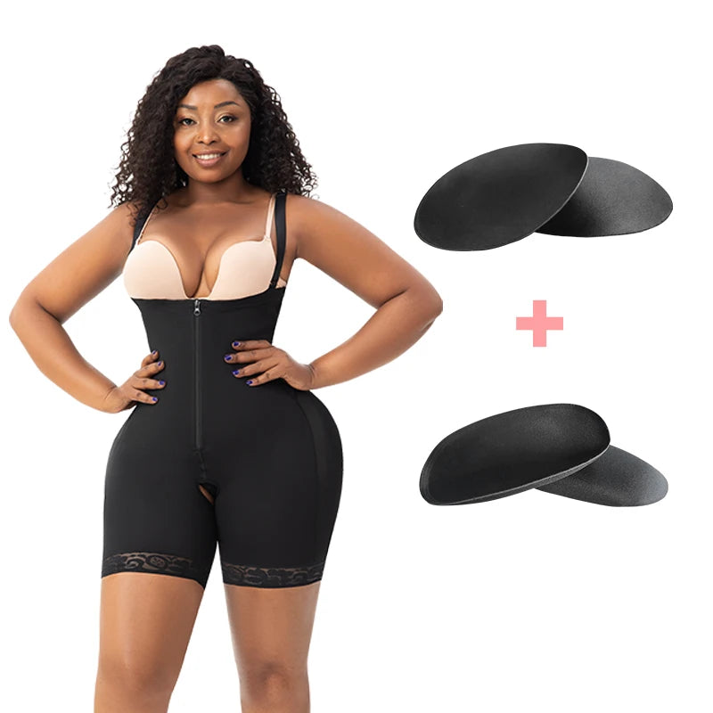 Women'S Butt PadsMake Thigh Slimmer Shorts Design Compression Fajas Colombian High Waist Body Shaperwear