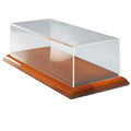 Wholesale Countertop Clear CMC 1:18 Acrylic Display Case Model Car Display Case with Wooden Base