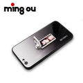 Factory Price Zinc Alloy Custom Sublimation Blank Rectangle Cell Phone Ring Holder Keychain