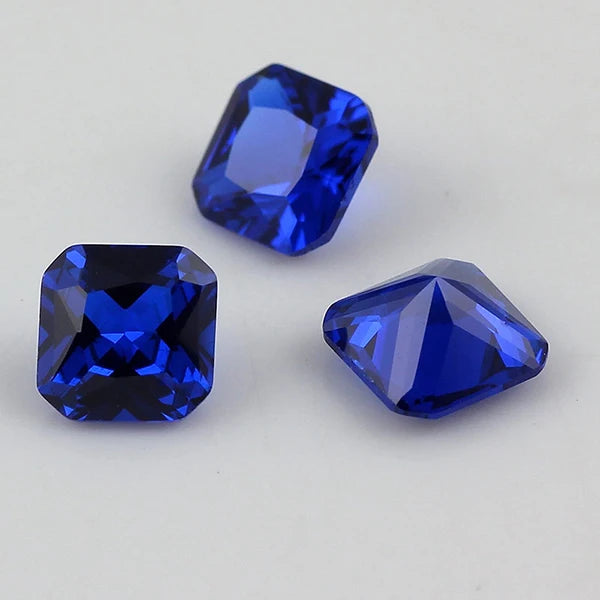 113# Color Dark Blue Octagon Shape Blue Saphire Spinel 10mm Synthetic Blue Spinel Price Per Carat