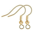 High Quality Copper Plated Rose Gold Beads Spring Rings Earring Earhook Accessories DIY Handmade Jewelry Materials High Quality