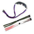 Adjustable Cotton Polyester Glasses Holder with Printed Rope Cord Accessory Eyewear Retainer Strap for Eyeglasses Parts