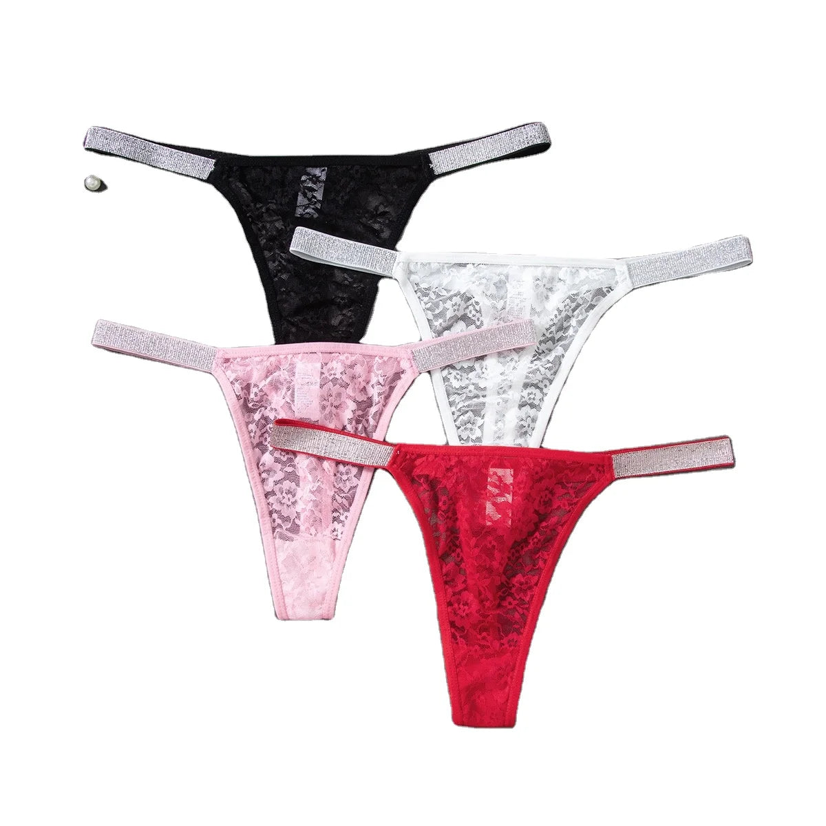 G-string Ladies Low-waist T-back Panties Thongs Wholesale Lace Panties White Lace Thong Pics Underwear Cotton Crotch Briefs