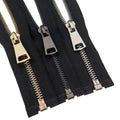 Brass Open-end Auto Lock Classic Metal Zipper Sewing Accessories for Tailoring