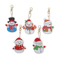 5D Diamond Painting Key Chain for Kids and Adults DIY Art Craft Animal & Christmas Painting With Paint by Diamonds for Bag Decor