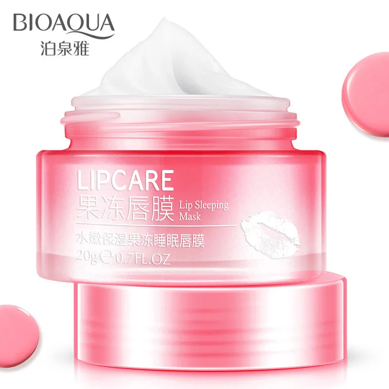 Private Label BIOAQUA Sleeping Lip Gel Fade Lip Lines Nourishing Lip Mask