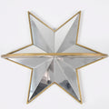 41*35.5*10.6cm Novel Design Hexagram Shape Wall Mirror Modern Decor Creative Wall Mirror for Living Room