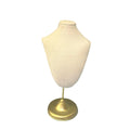 Attractive Design Metal Gold Suede Beige Jewelry Rack Photography Props Necklace Earrings Decoration Display