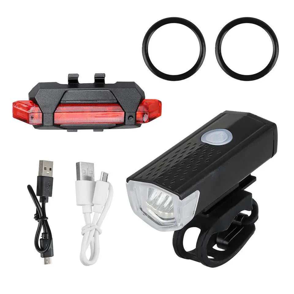 Sports Led Light for Cycling Bike Lighting 12V Accessories Front Rear Rechargeable HeadLamps Led Bicycle Light