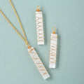Wholesale Gemstone Charm Necklace Selenite Wire Wrapped Healing Selenite Pendant