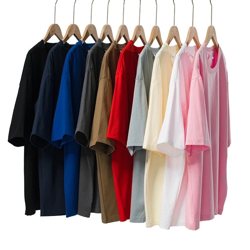 Sublimation Tshirts Soft Feel 220/260/290 Grams Cotton Shirt Label Custom Tshirt Sublimatoin Tshirt Oversize for Men Women