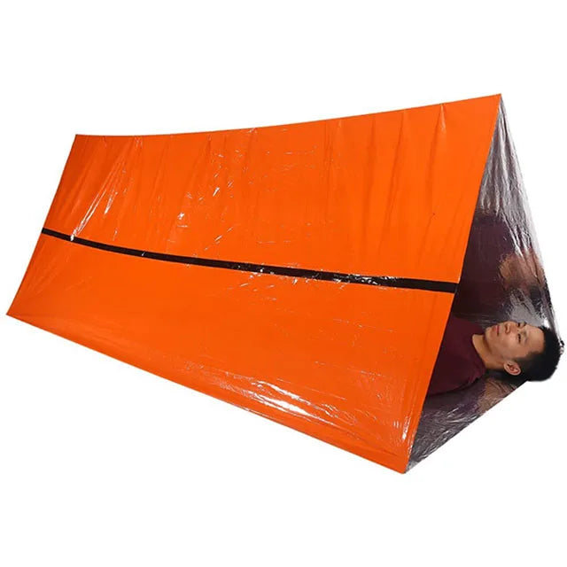 JAXY Emergency Sleeping Bag & Tent Shelter Survival Sack Use As Emergency Blanket Lightweight Survival Gear for Outdoor