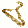 Wholesale Sustainable Clothing Hangers Non-Slip Aluminum Alloy Suit Hangers Poly Bag Spray Painting Clothes Wardrobe Bathroom