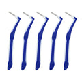Customized Dupont Bristle Orthodontic Brace Cleaner L -shaped Interdental Brush