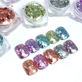 Cosmetic Biodegradable Vegan Sequins Non-toxic Plastic-free Plant-based Materials Bio Glitter for Body Cosmetics Crafts DIY