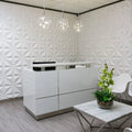 House Decor Others Wallpapers/wall Panels Interior Decoration Pvc Wall 3d Panels White 50cm
