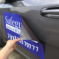 Customized Magnetic Car Stickers Vehicle Bumper Cut Pvc Display Stickers Signs Advertising Magnet Sticker for Car
