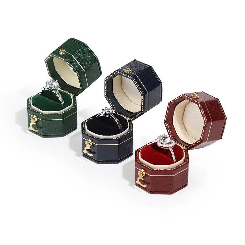 FORTE Luxury Retro Jewelry Box New Design Small Paper Gift Box Luxury Jewellery Packaging