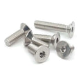 DIN7991 Stainless Steel 304 M5 10mm Flat Countersunk Head Hex Recessed Machine Screw