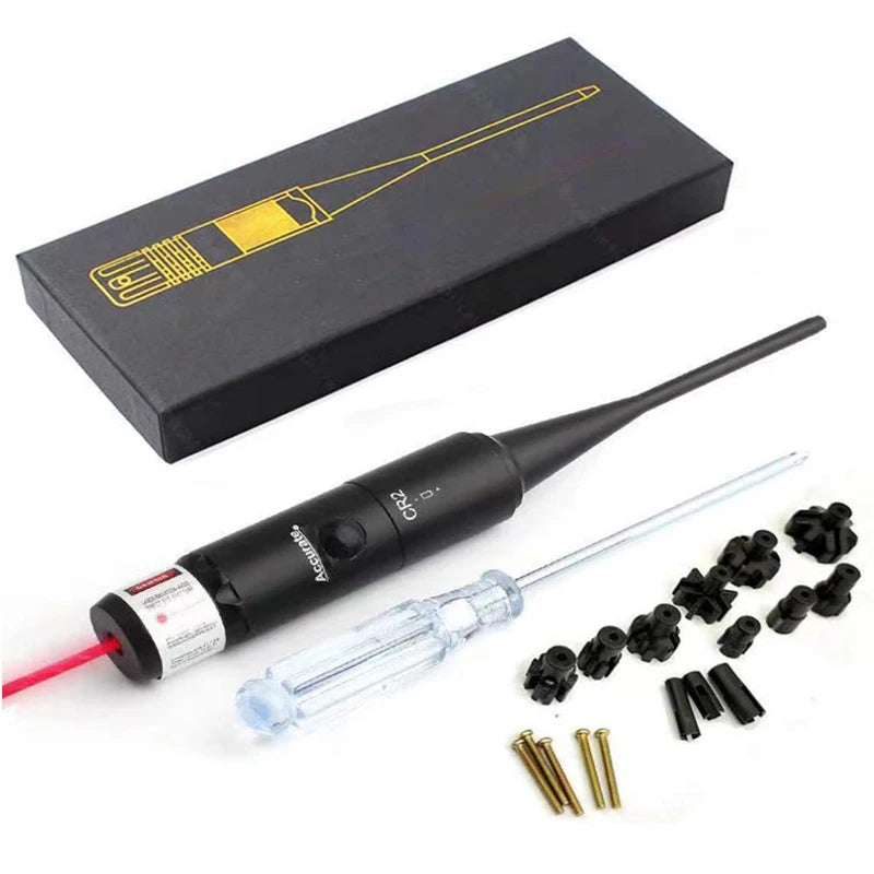 Outdoor Tactical Three-stage Red Light Zeroing Device with Button Laser Scope