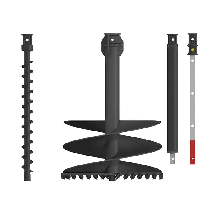 Spiral Drill Head Earth Auger Machine Digger for Borehole Rock Drilling with Engine and Pump Core Components