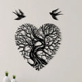 Love Tree Nordic Decoration WJD51 Panneau Mural Metal Wall Decoration