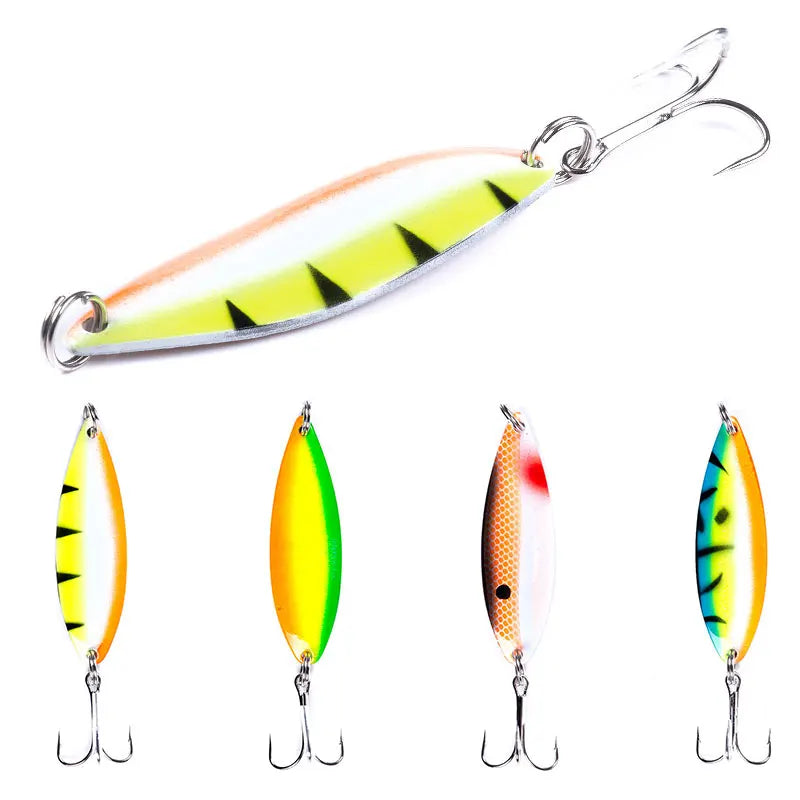 Wholesale SP088 7.2cm 18g Metal Spoon Baits Spinner Fishing Lures for Bass