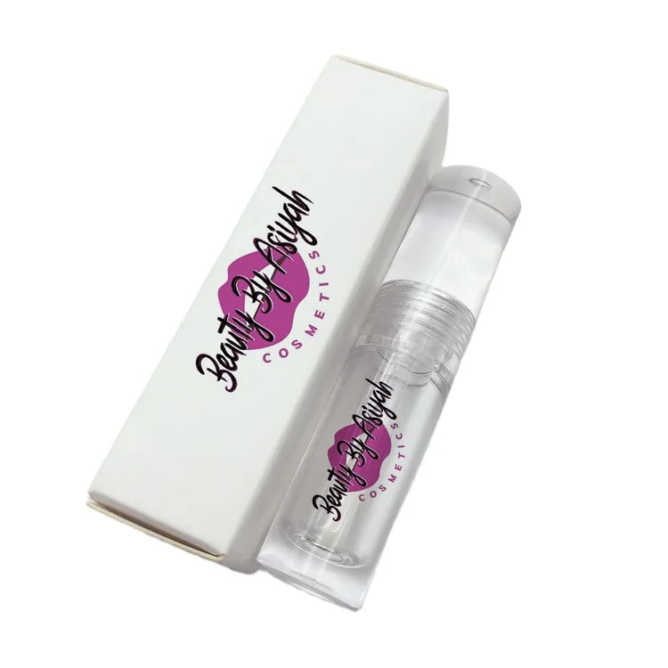 Custom Self Adhesive Lipstick Private Vinyl Waterproof Labels Sticker for Cosmetics Paper NO MOQ Jars Usage Clear Cosmetic