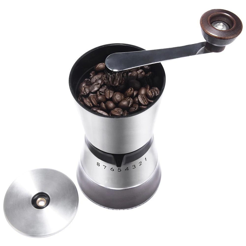 Manual Coffee Grinder with Top Mounted Crank Handle Adjustable M5