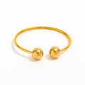High-End Unisex Stainless Steel Bracelet Simple Two Ball Open Design Geometric Pattern Cute Parties Engagements Anniversaries