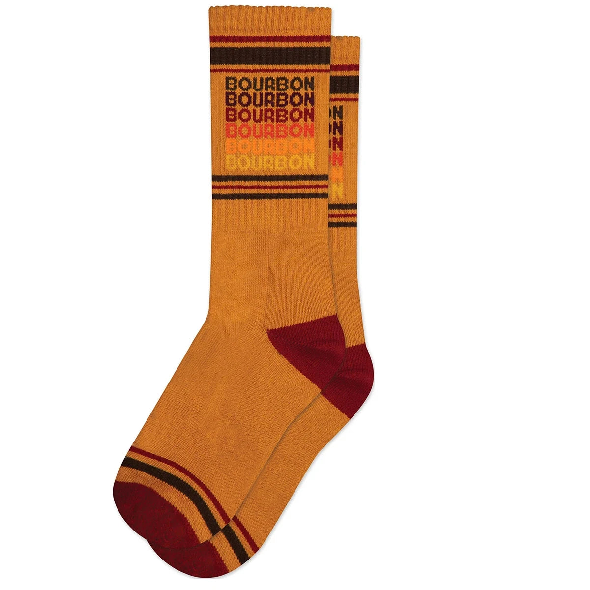 Custom Fun With Words Novelty Saying Crew Bourbon Socks  Men