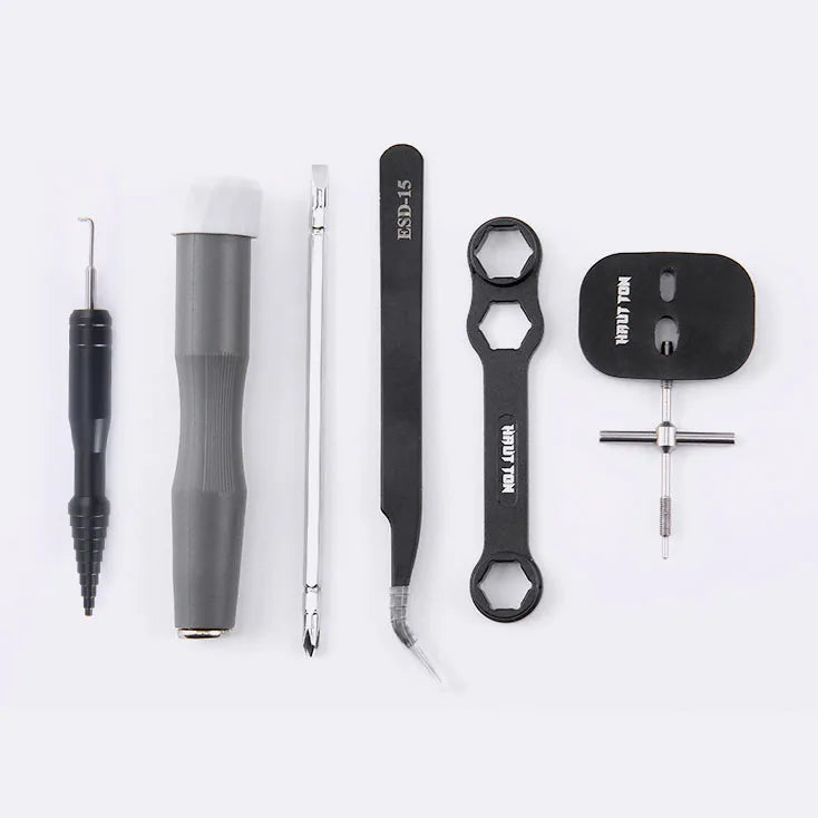 Multifunctional Aluminum Alloy Wrench Screwdriver Tweezers Fishing Reel Bearing Pin Remover Disassembly Lake River Stream