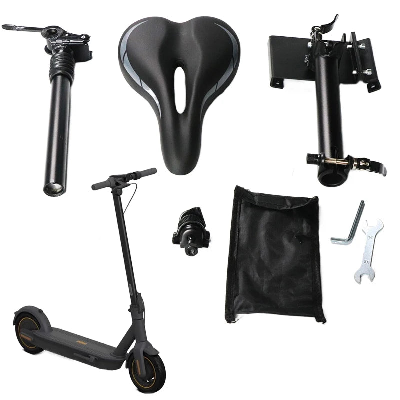 Superbsail EU Stock Height Adjustable Saddle Set for Xiaomi 3 M365 Pro Pro2 Electric Scooter Retractable Cushion Chair Seat