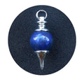 DIY Beautiful Sodalite Gemstone Ball Pendulum Dowsing Pendulum for energy decoration