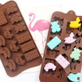 376 15 Cavity Horse Shape Silicone Chocolate Molds Kitchen Baking Utensils Soap Mold Trays Cake Decorating