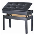 BA223 Good Quality Height Adjustable Double Lifting Bench Piano Stool with Bookcase - Musical Instrument Accessories