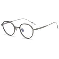 Factory Wholesales Ultralight Japan Pure Titanium Round Frame Optical Glasses Titanium Ip Glasses Frame for Men