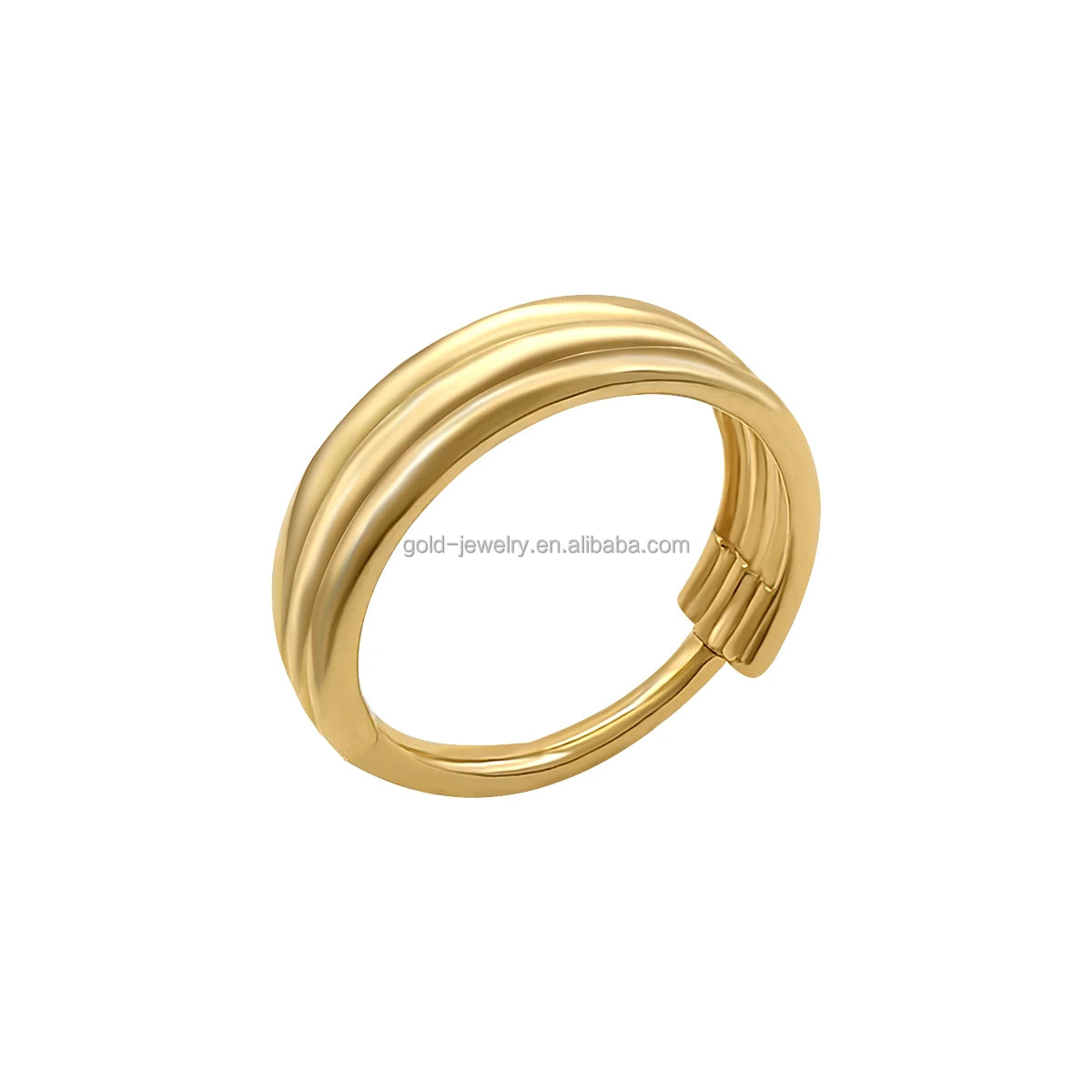 New Arrival Body Jewelry AU585 14K Pure Gold Tiny Hoop Nose Rings Piercing Jewelry for Women