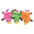 2021 New Design Interactive No Stuffing Animals Shape Plush Rope Squeaky Dog Toy