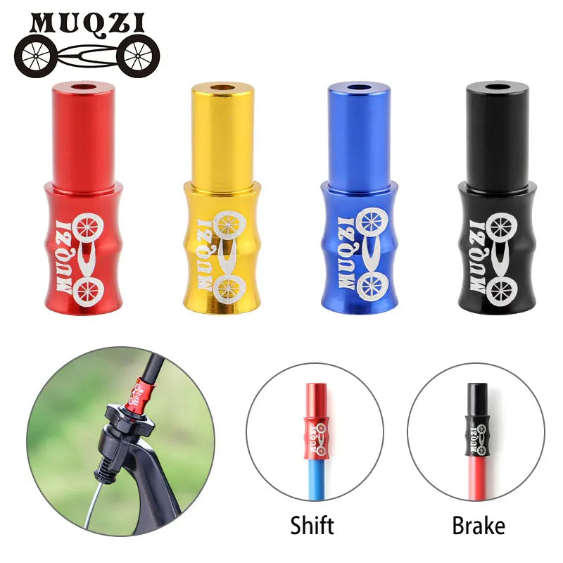 MUQZI Bike Cable End Caps 4mm 5mm MTB Road Bicycle Cable Caps Brake Shift Cable End Cap Wire Tube Plugs