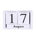 New Design DIY Desktop Wooden Calendar Blocks for Daily Decor in Office or Home Wood Crafts Wooden Boxes & Wall Signs