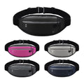 HUALIAN PU Unisex Sports Waist Bag Custom Wholesale Nylon Fanny Pack Logo for Outdoor Marathon Gym Mobile Phone Run Waterproof