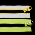 Factory Direct Custom Chunky Luminous Sweat Pants Zippers Reflective Tape Plastic Zipper for Men's Cycling Clothing Accessory