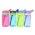 Wholesale Customized 450ml Kids Drinking Bottle Plastic Drink Kids Water Bottle with Straw