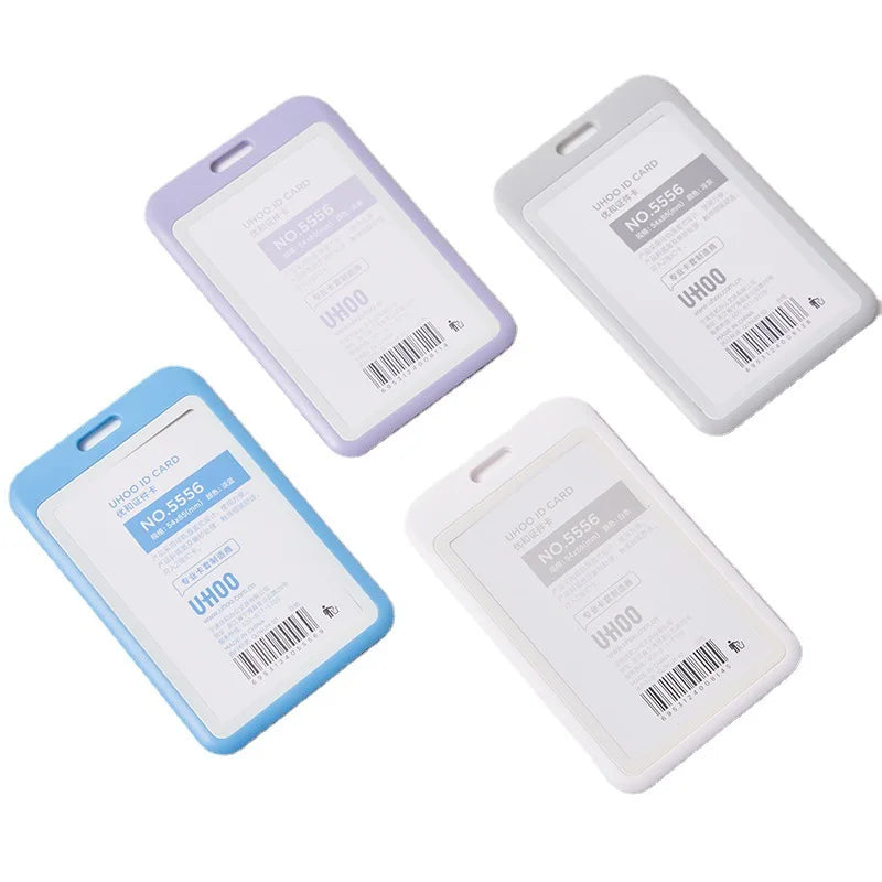 High Quality ID Card Holder Hard Plastic Name Card Holder for Business