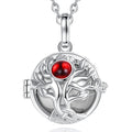 Merryshine 925 Sterling Silver Plated Tree of Life Zircon Angel Caller Musical Bola Harmony Bola Ball Pregnancy Chime Ball