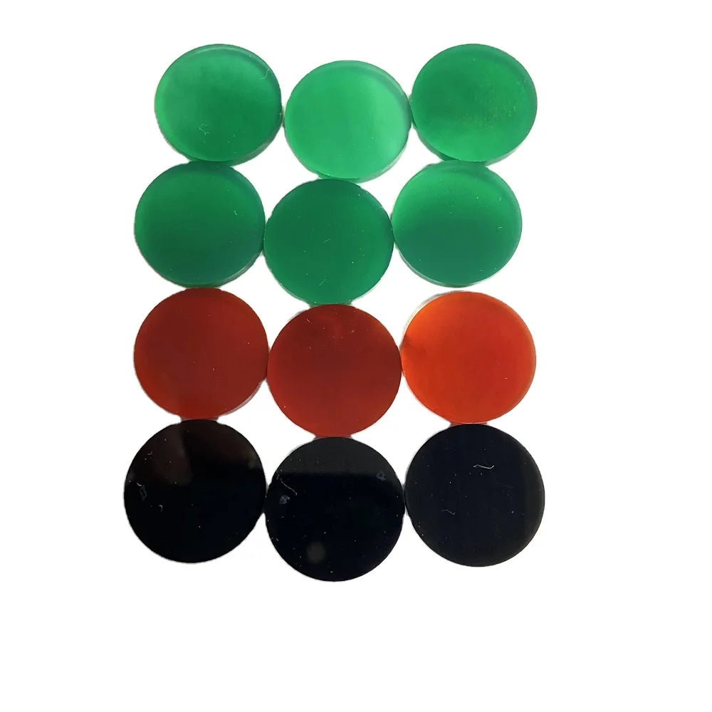 Flat 8mm to 20mm Natural  Green Agate Black Onyx Red Carnelian Disc Good Polished Stone Round Plat