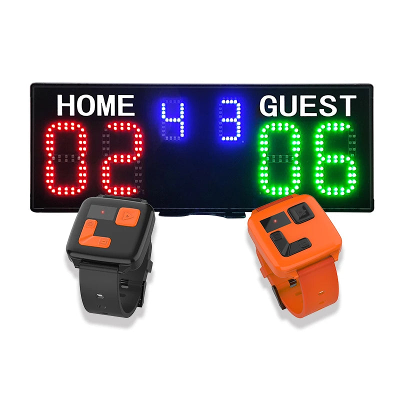 Ball Sports Events Daily Training Digital Score Records Electronic LED Display Tennis Scoreboard for Basketball Volleyball Padel