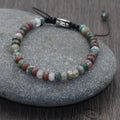 2025 Fashion Handmade Adjustable Natural Stone Agates Beaded  Bracelets Carnelian Bracelets for Women Gift